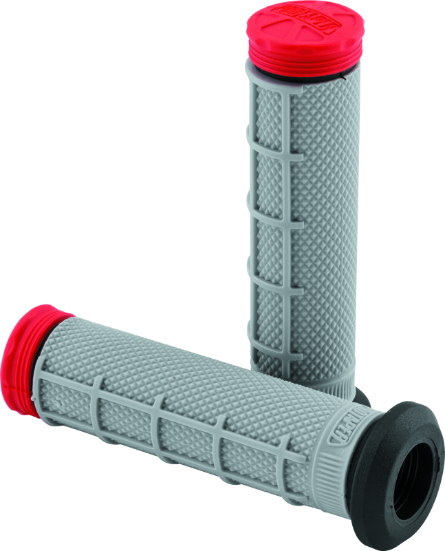 ProTaper Tri Density ATV 1/2 Waffle Grips - Red 24866