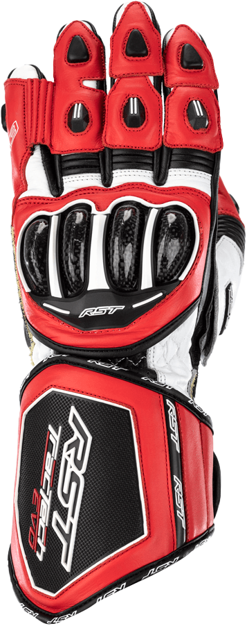 RST Tractech Evo 4 Ce Glove Red/White/Black Md 102666RED-09