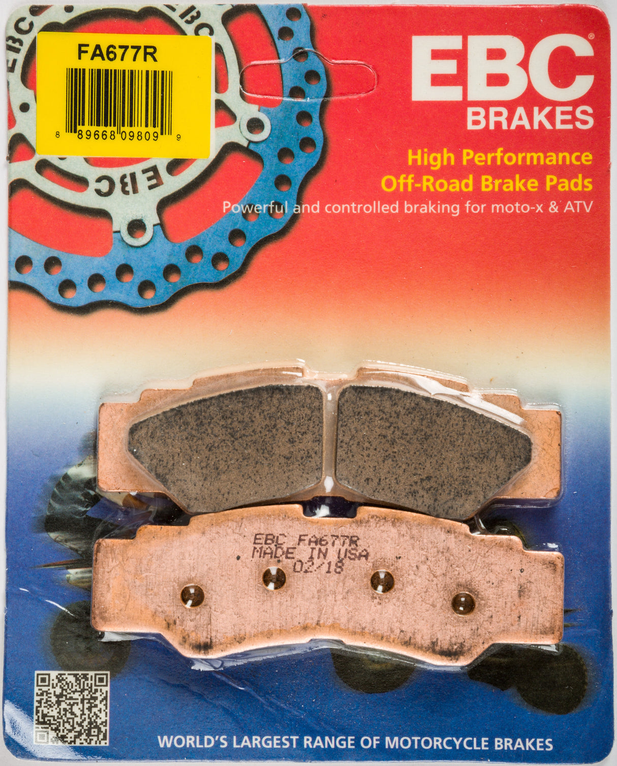 EBC Brake Pads Fa677r Sintered R Series FA677R