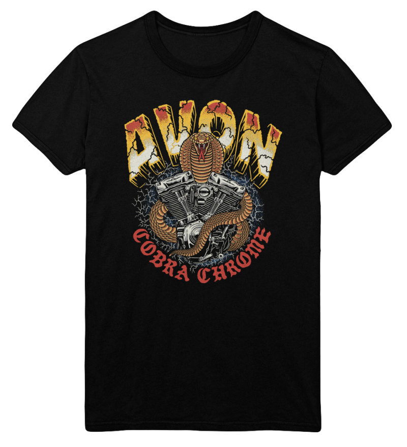 Avon Cobra Chrome Black T-Shirt - Small 305163