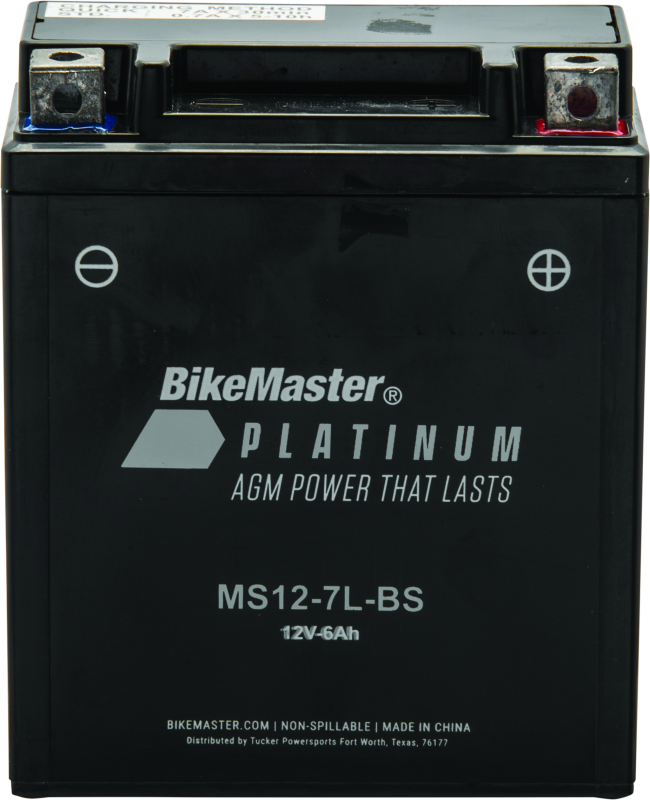 BikeMaster AGM Battery - MS12-7L-BS 780740