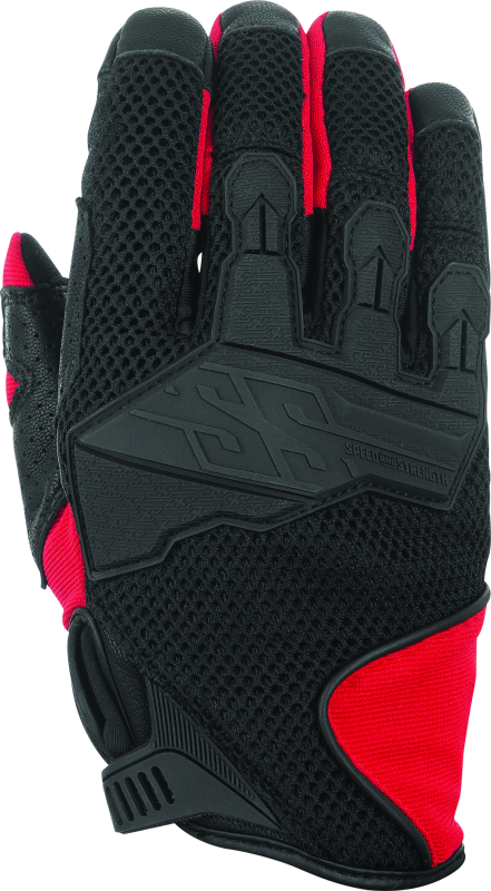 Speed and Strength Lightspeed Mesh Gloves Red - Large