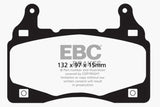 EBC 11-15 Chevrolet Camaro (5th Gen) 6.2 Yellowstuff Front Brake Pads DP41895R