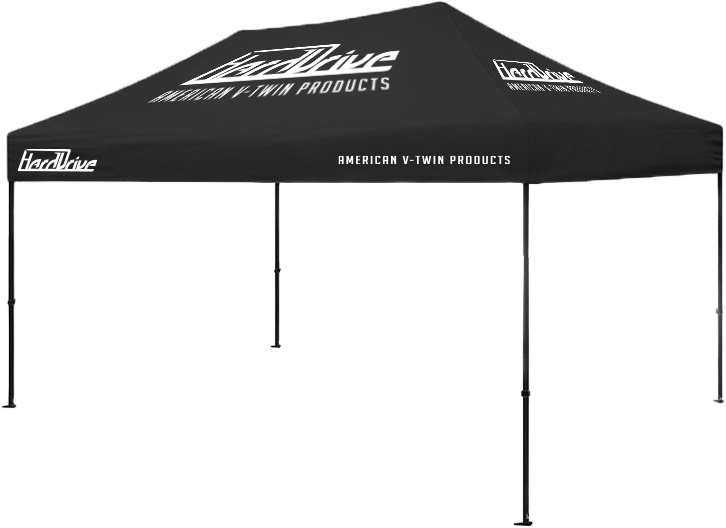 HARDDRIVE Harddrive Canopy 10x20 Tent Black W/ White Logo HYG-011-HD