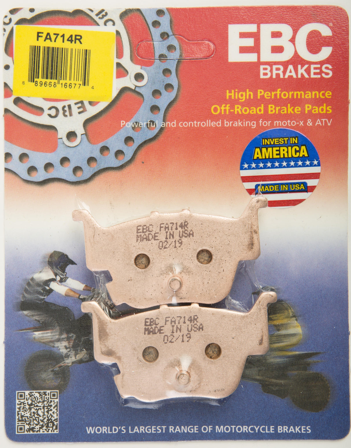 EBC Brake Pads Fa714r Sintered R Series FA714R