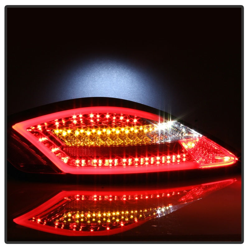 Spyder Porsche 987 Cayman 06-08 / Boxster 05-08 LED Tail Lights - Red Clear ALT-YD-P98705-LED-RC 5083173