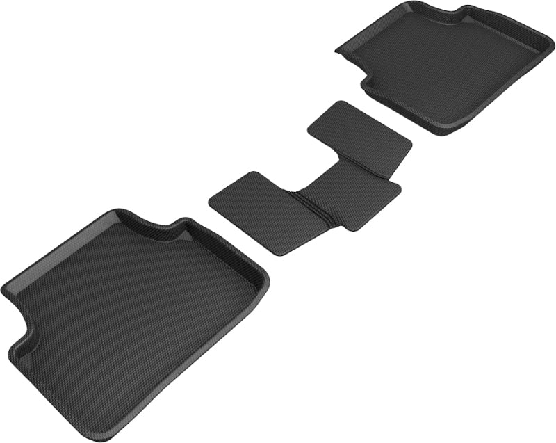 3D MAXpider 2019-2019 Volkswagen Jetta Kagu 2nd Row Floormats - Black