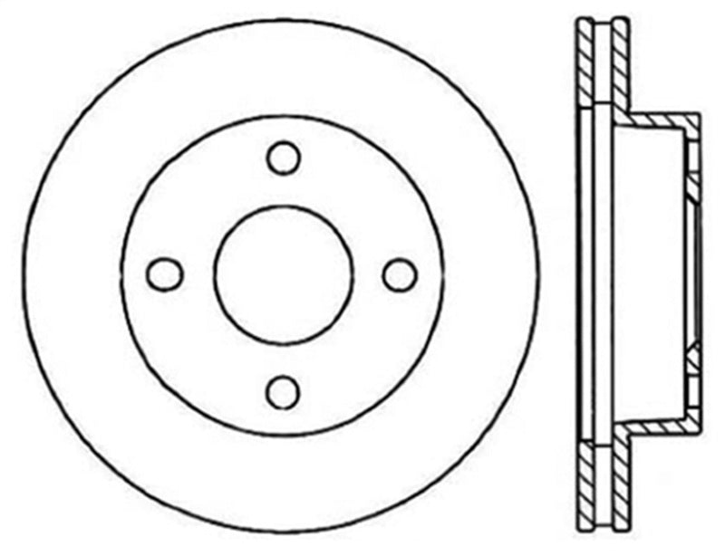 StopTech Slotted & Drilled Sport Brake Rotor