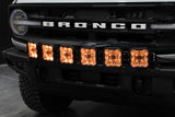 Diode Dynamics Bronco SS5 6-Pod CrossLink Grille Lightbar Kit Pro - White Combo