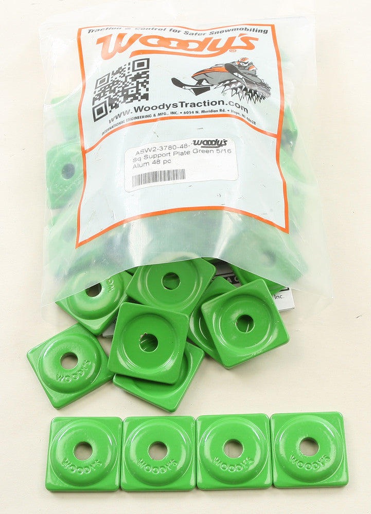 WOODYS Square Digger Support Plate Green ASW2-3780-48