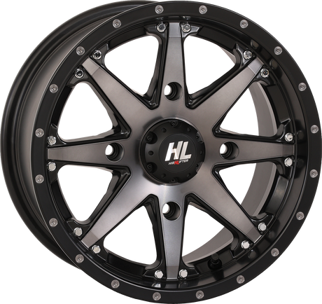 HIGH LIFTER Wheel - HL10 - Front/Rear - Matte Black/Smoke - 12x7 - 4/110 - 5+2 (+30 mm) 14HL10-1610