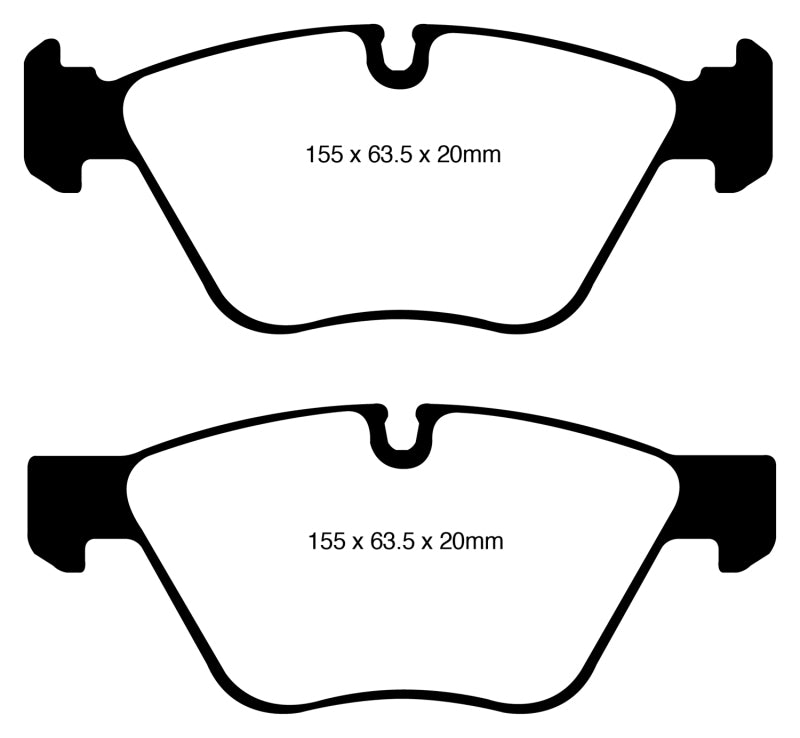 EBC 08-10 BMW 128 3.0 Yellowstuff Front Brake Pads DP41600R