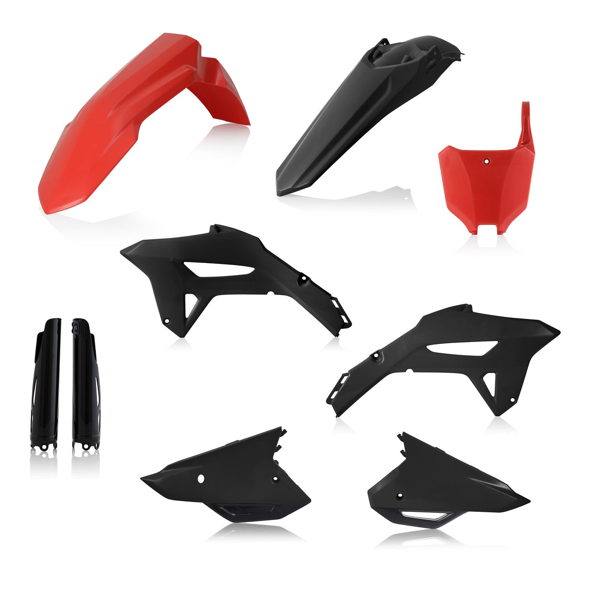 ACERBIS Plastic Kit- Full Hon Red/Black 2858921042