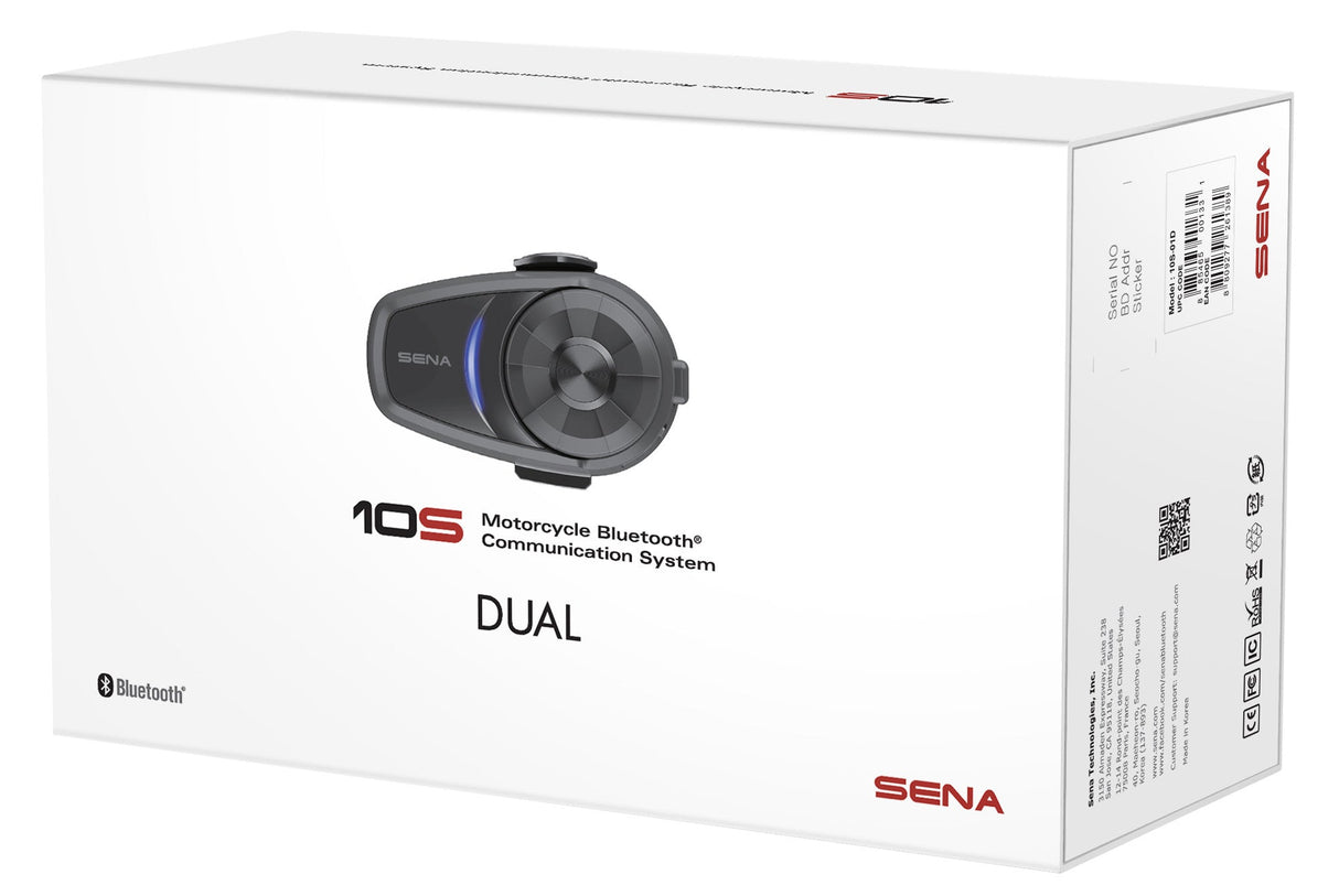 SENA 10s Headset And Intercom (Dual Pack) 10S-01D