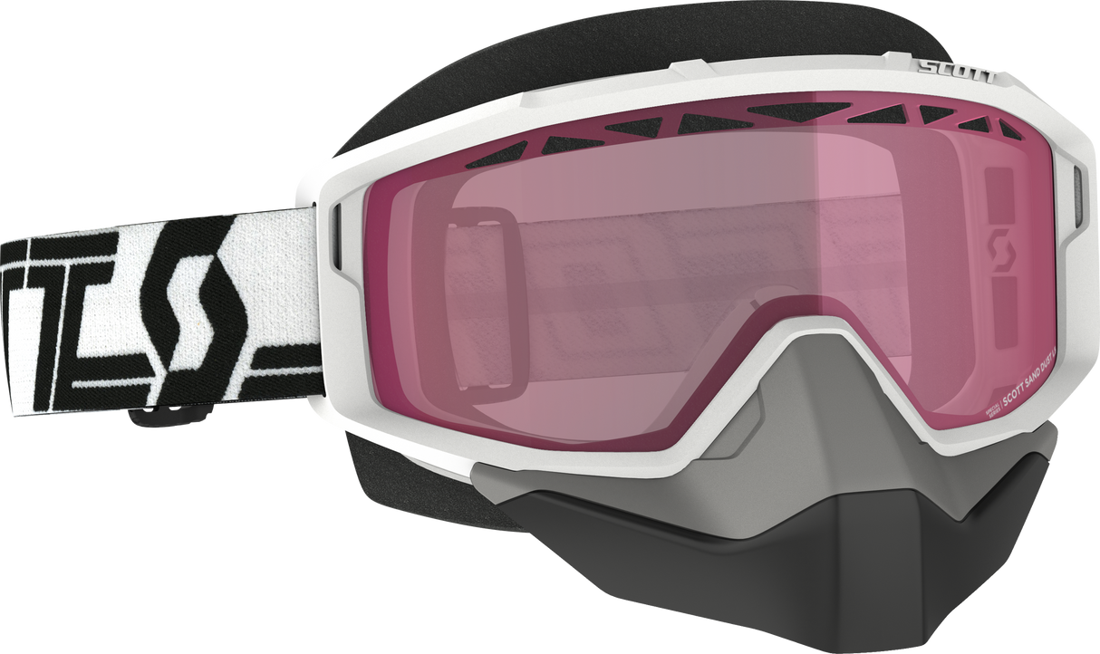 SCOTT Primal Goggle Snow Cross White/Black W/Rose 278606-1035134