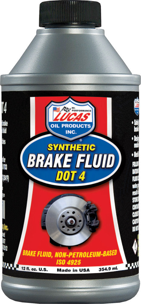 LUCASSynthetic Brake Fluid Dot 4 12oz10827