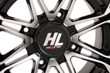 HIGH LIFTER Wheel - HL3 - Front/Rear - Gloss Black w/Machined - 14x7 - 4/110 - 4+3 (+10 mm) 14HL03-1110