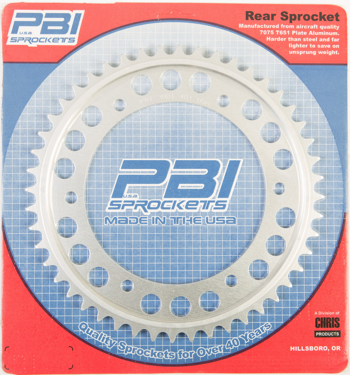 PBIRear Sprocket Aluminum 48t-530 Hon3081-48