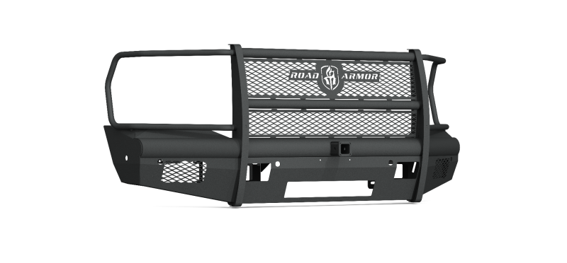 Road Armor 19-20 Ram 2500 Vaquero Front Bumper Full Guard 2in Receiver 6 Sensor - Tex Blk