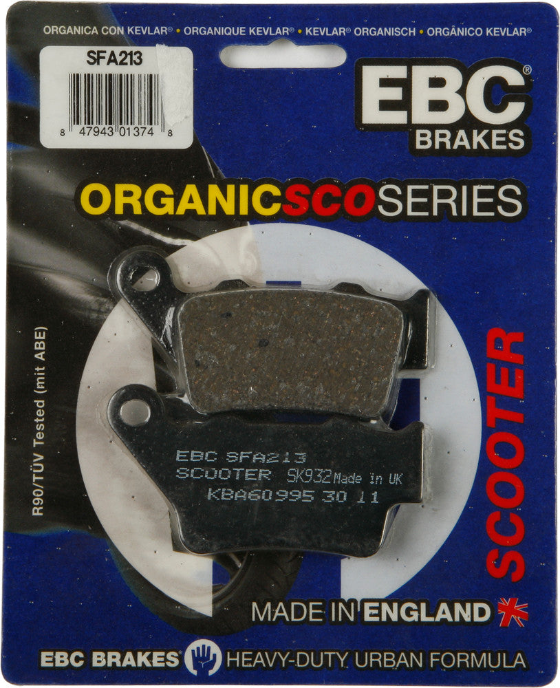 EBC Brake Pads Sfa213 Organic SFA213