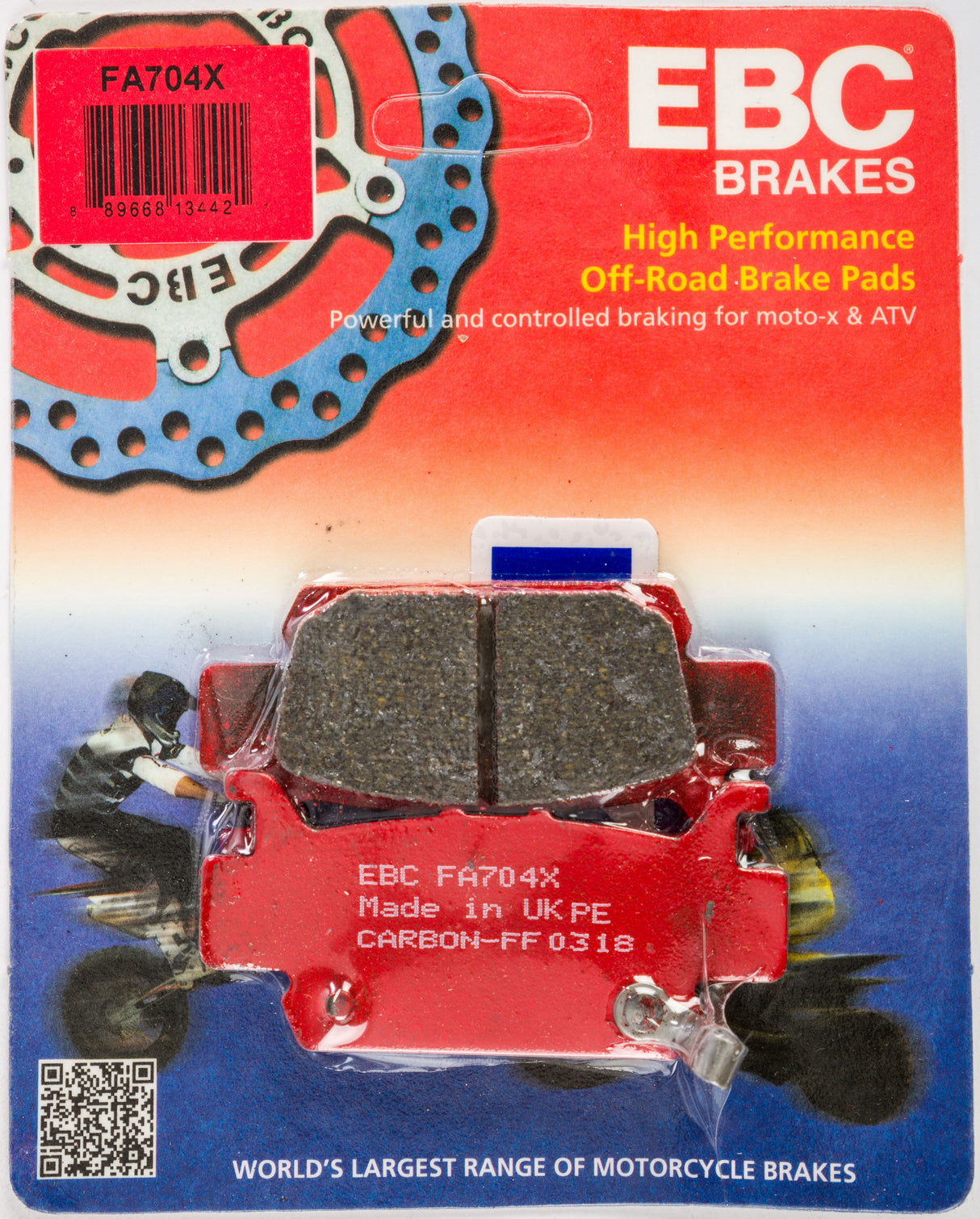 EBC Brake Pads Fa704x Carbon X Series FA704X