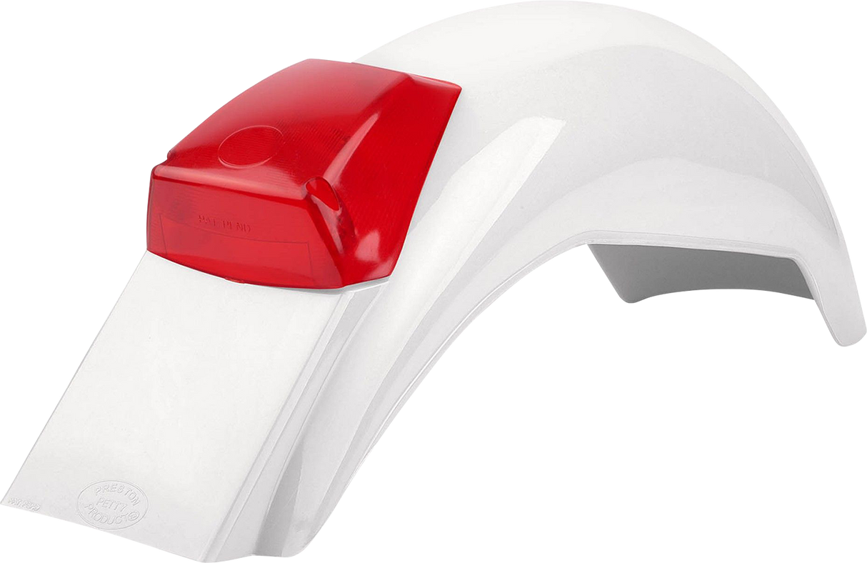 POLISPORT Fender - Rear - Enduro - White 8555700008