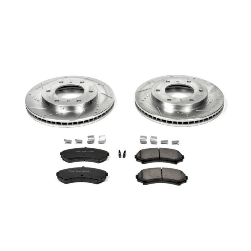 Power Stop 01-06 Mitsubishi Montero Front Z23 Evolution Sport Brake Kit