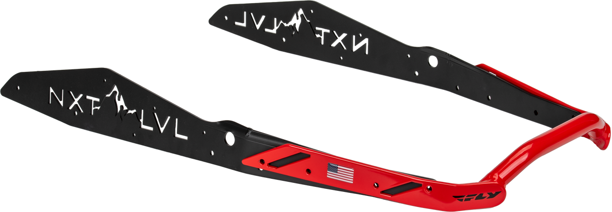 SPG Nxt Lvl Rear Bumper Black/Red Pol D-NXPRB234-RD