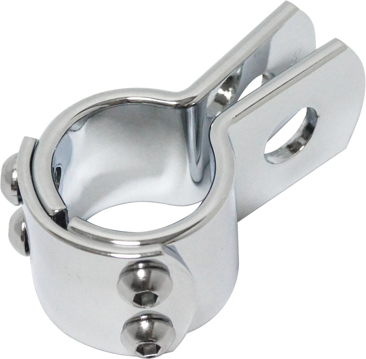 HARDDRIVE Three Piece Frame Clamp  1-1/4 Chrome 53-010