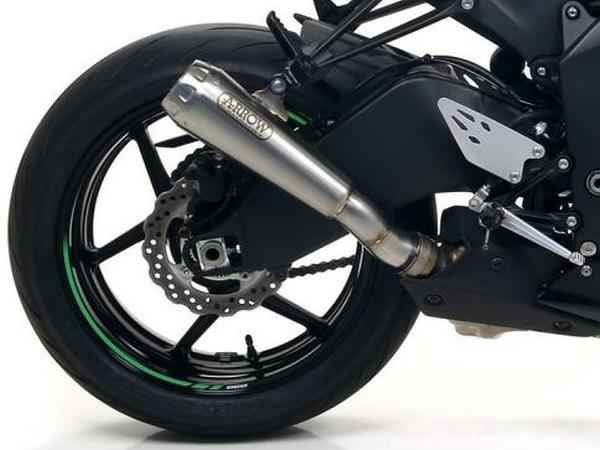 Arrow Pro-Race Slip-on Exhaust Nichrome with Steel End Cap ZX-6R 636 2019-2023  71898PRI