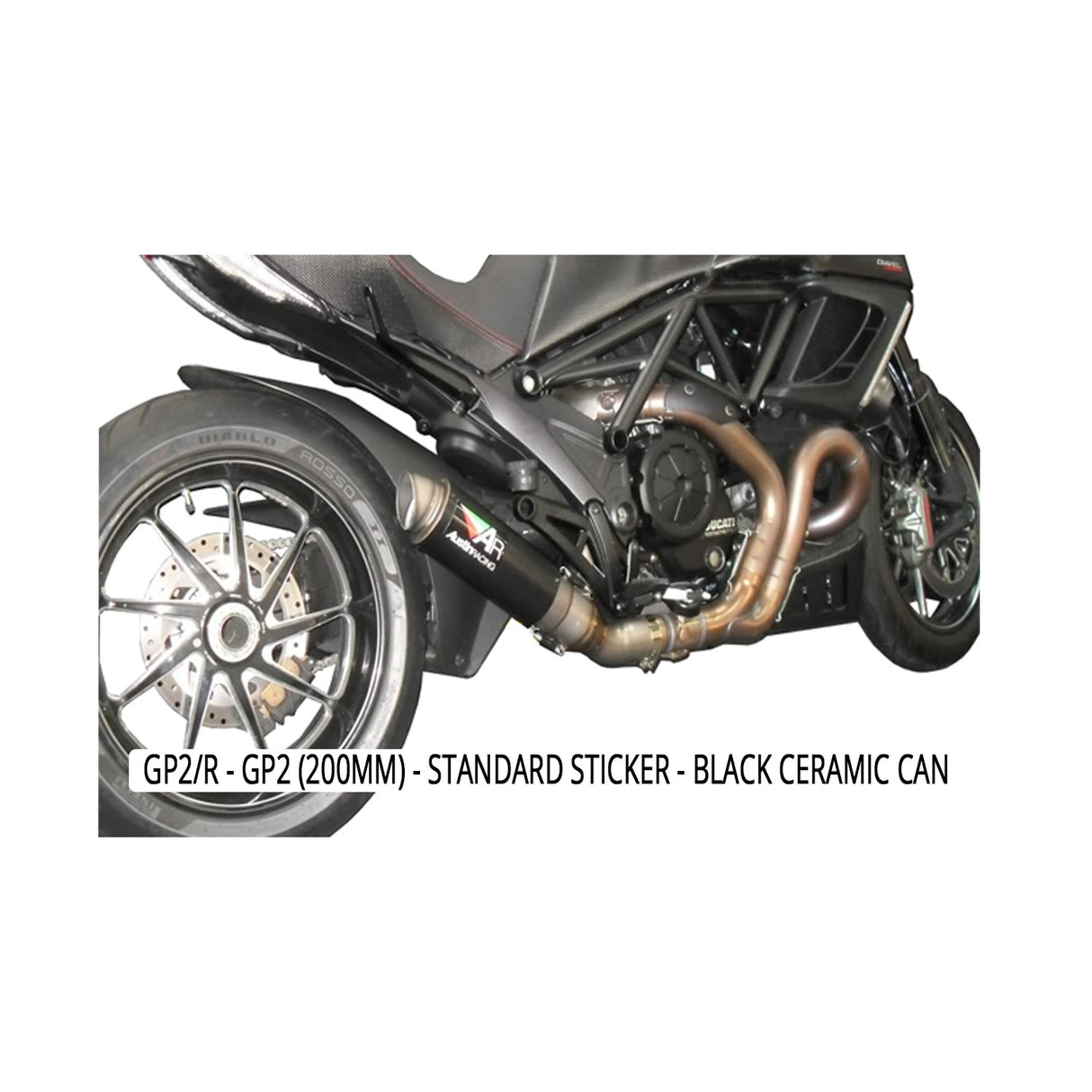 Austin Racing  DUCATI DIAVEL GP2 SLIP-ON RACE EXHAUST SYSTEMS