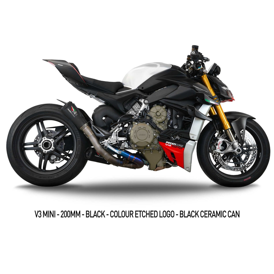 Austin Racing  DUCATI V4 STREETFIGHTER 2020 - 2024 RS2 DE-CAT COMPLIANT & RACE EXHAUST SYSTEM