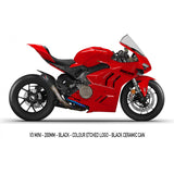 Austin Racing   DUCATI V4 PANIGALE 2020 - 2024 RS2 DE-CAT COMPLIANT & RACE EXHAUST SYSTEM