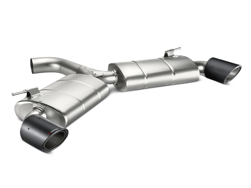 Akrapovic 13-17 Volkswagen Golf GTI (VII) Slip-On Line (Titanium) w/ Carbon Tips MTP-VW/T/1H