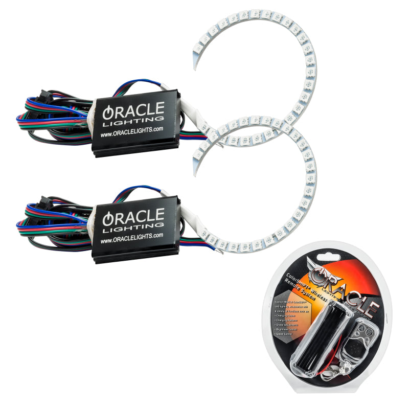 Oracle 18-21 Ford Mustang LED Headlight Halo Kit - ColorSHIFT SEE WARRANTY