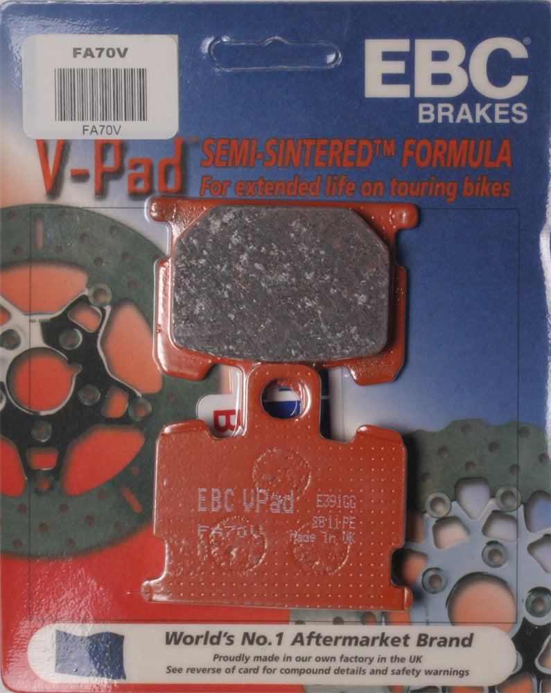 EBC Brake Pads Fa70v Semi-Sintered V Series FA70V