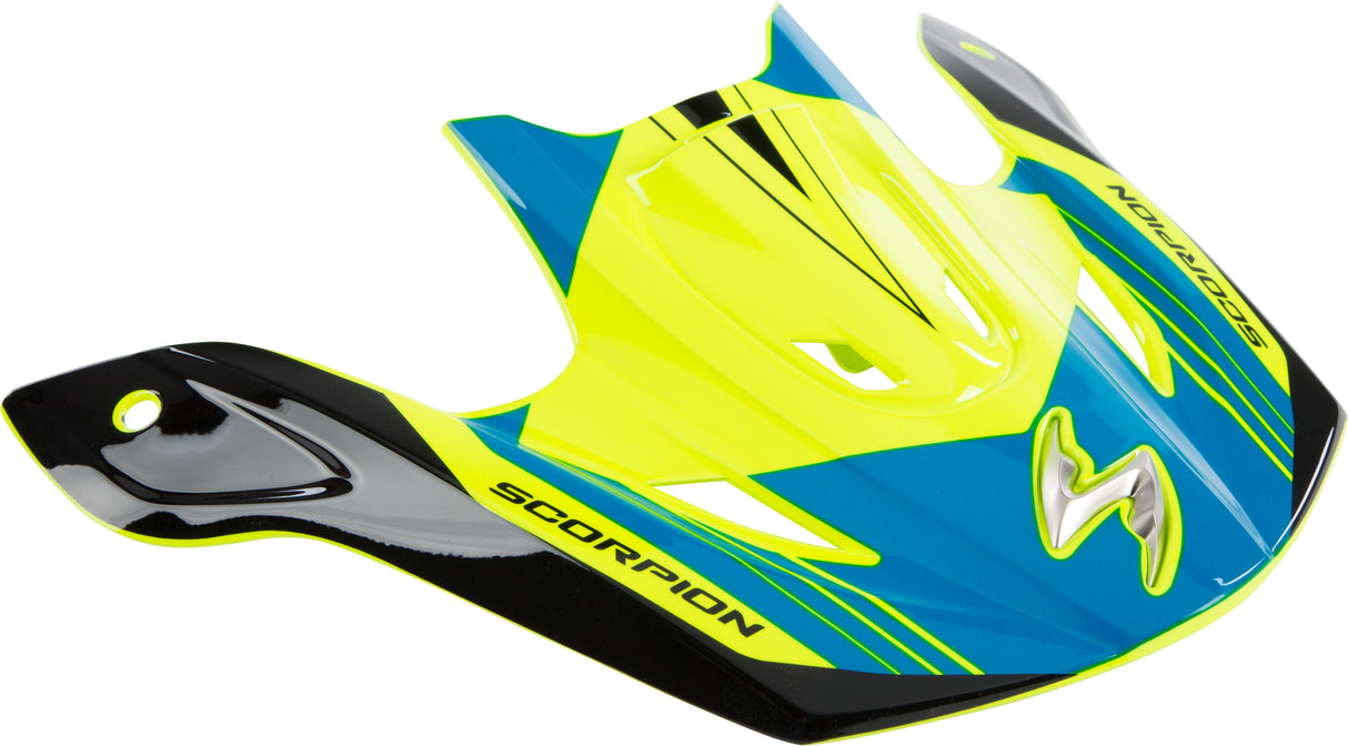 SCORPION EXO Vx-R70 Peak Visor Ascend Neon Blue 70-06-70