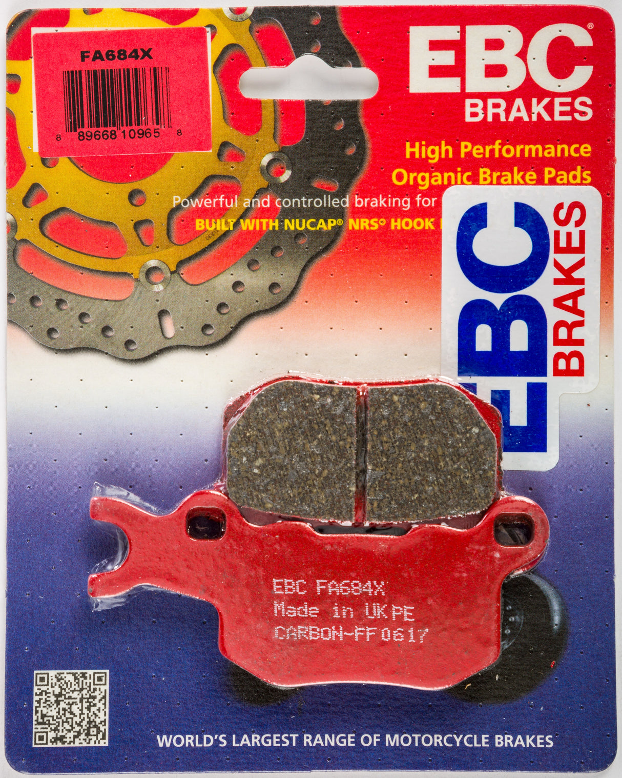 EBC Brake Pads Fa684x Carbon X Series FA684X