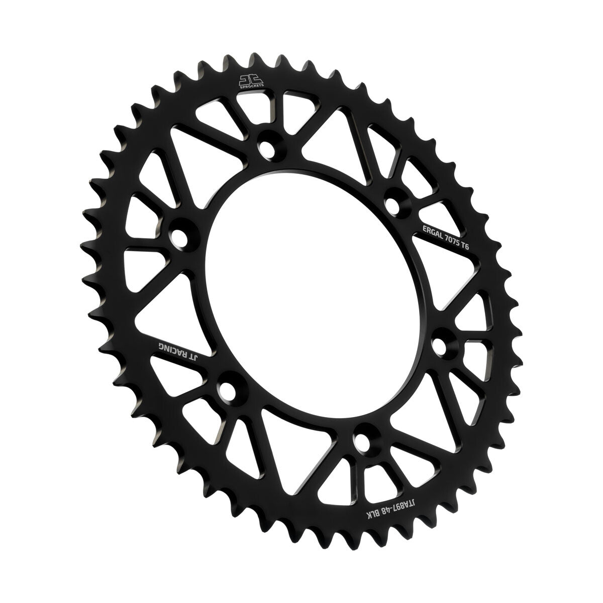 JTRear Racelite Sprocket Alum 48t-520 Blk Hus/Husq/KtmJTA897.48BLK