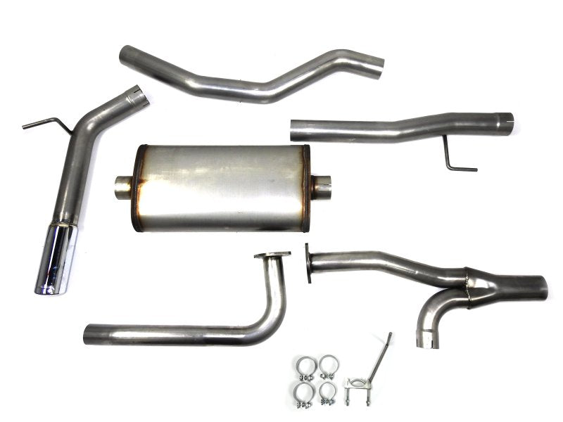 JBA 16-20 Nissan Titan XD (Excl Long Bed) 5.6L 409SS Single Rear Exit Cat-Back Exhaust