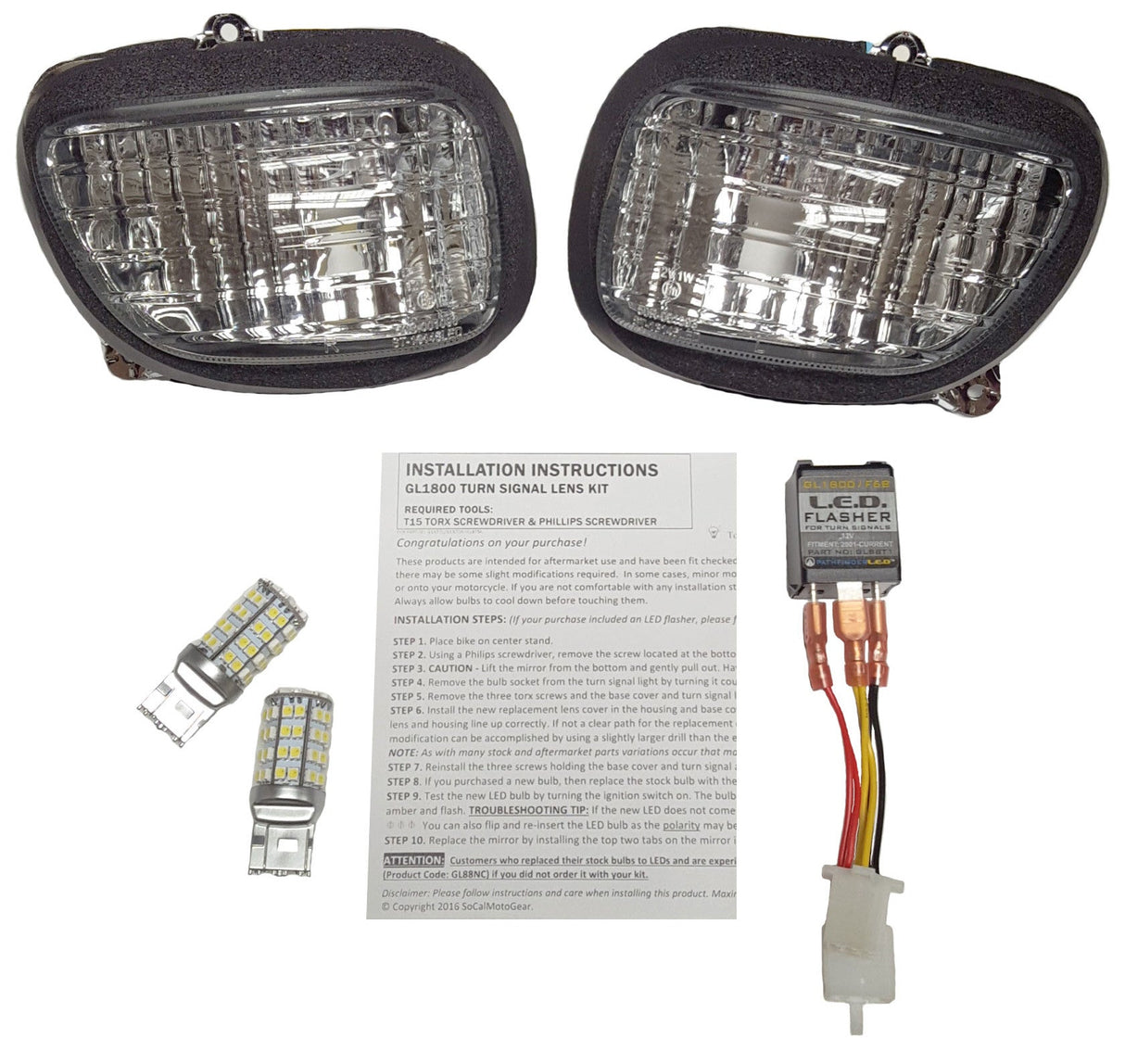 PATHFINDERLed Turn Signal Kit SmokeG18TSK