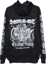 LETHAL THREAT Down-N-Out Cheating Death Hoodie - Black - XL DT10054XL