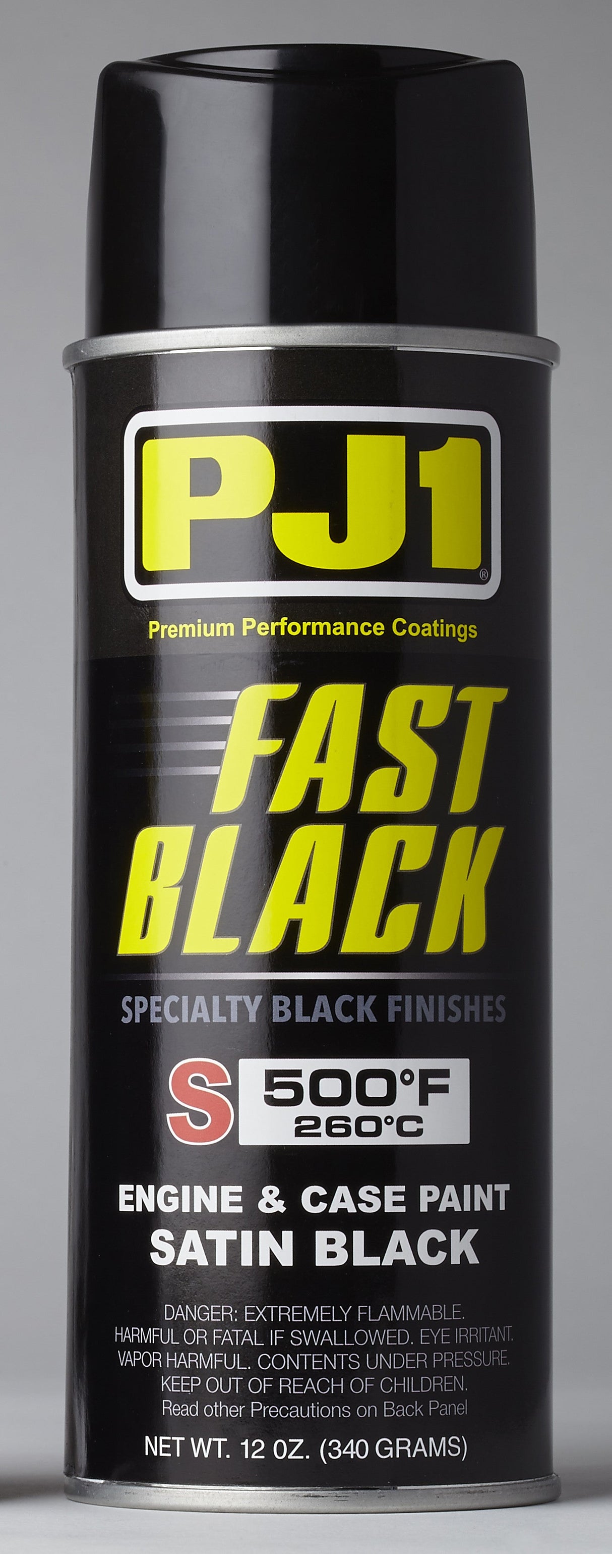PJ1 Fast Black Engine Paint Satin Black 16-SAT