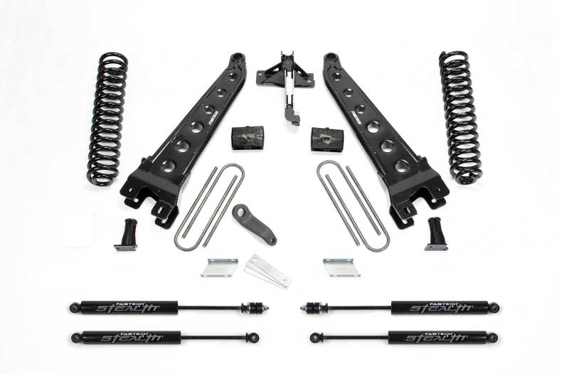 Fabtech 17-21 Ford F250/F350 4WD Diesel 6in Rad Arm Sys w/Coils & Stealth K2218M