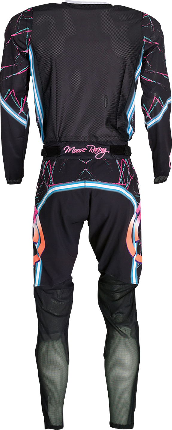 MOOSE RACING Sahara Jersey - Pink/Black - Large 2910-7452