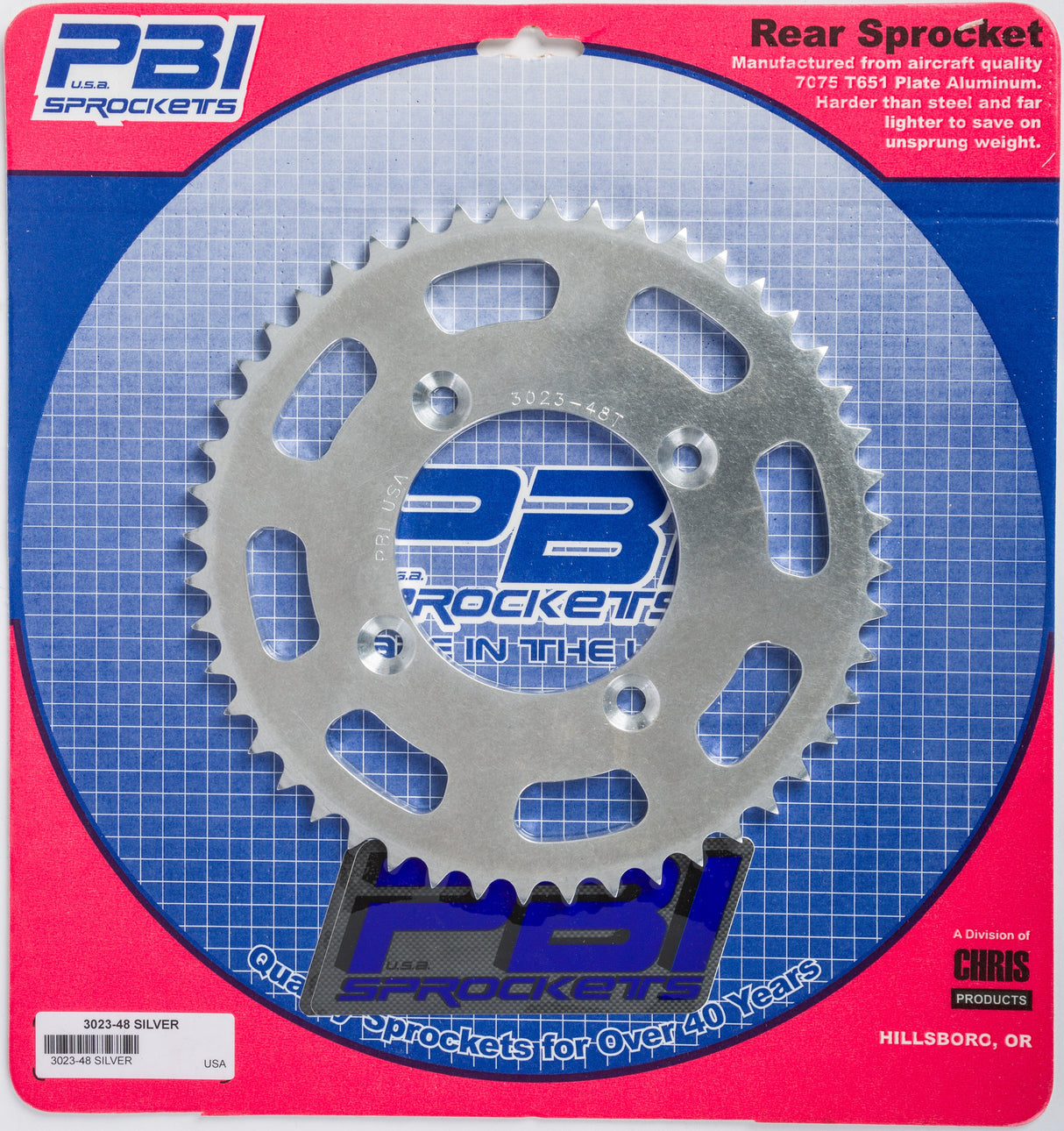 PBIRear Sprocket Aluminum 48t-420 Hon3023-48