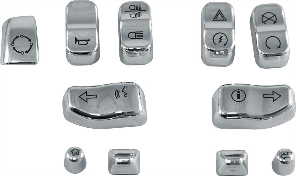 HARDDRIVE Switch Caps Chr 14-Up 11 Piece 0139-11