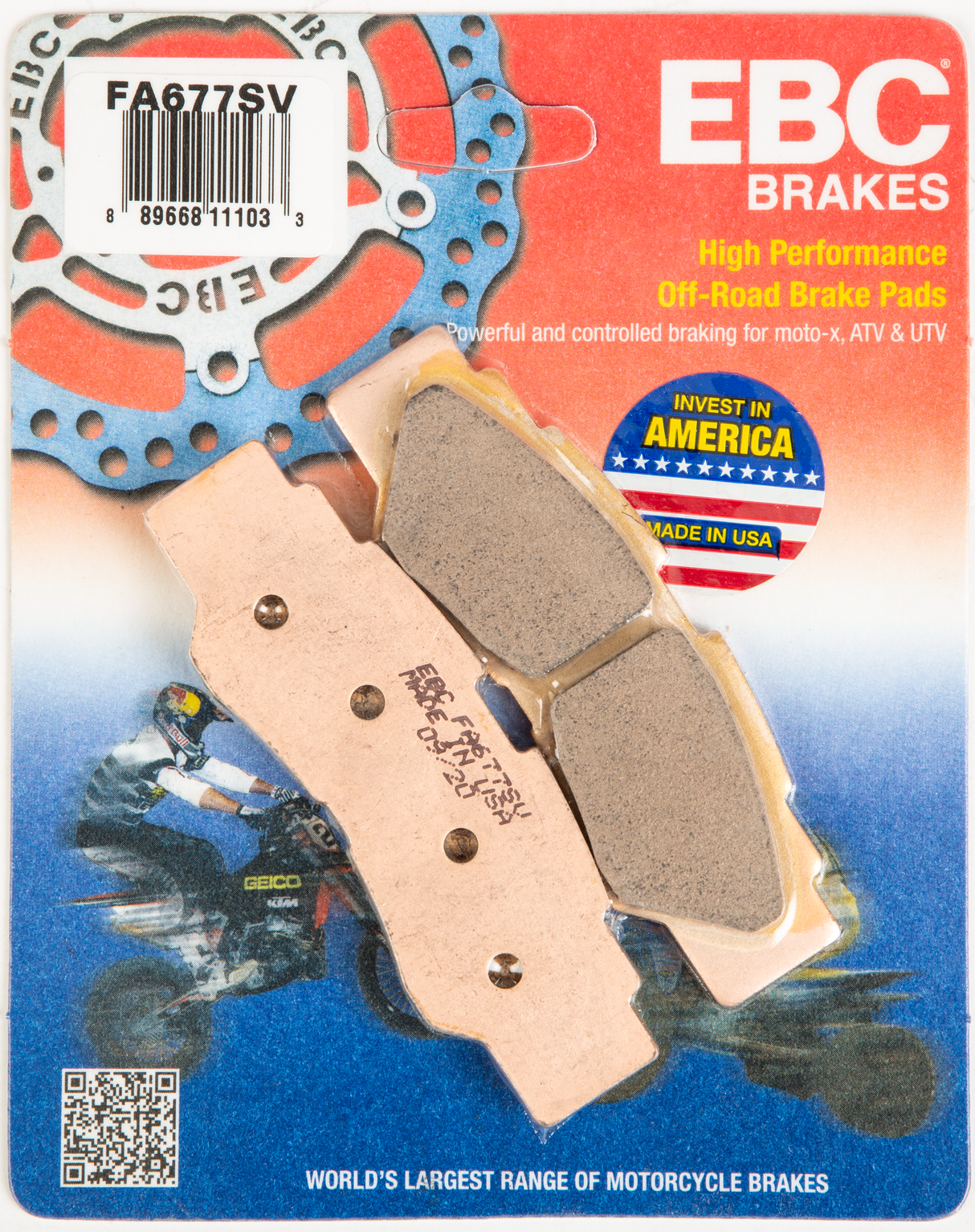 EBC Brake Pads Fa677sv Severe Duty Sv Series FA677SV