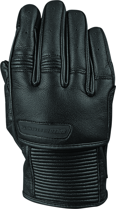 Speed and Strength Off the Chain Leather Gloves Black - Small