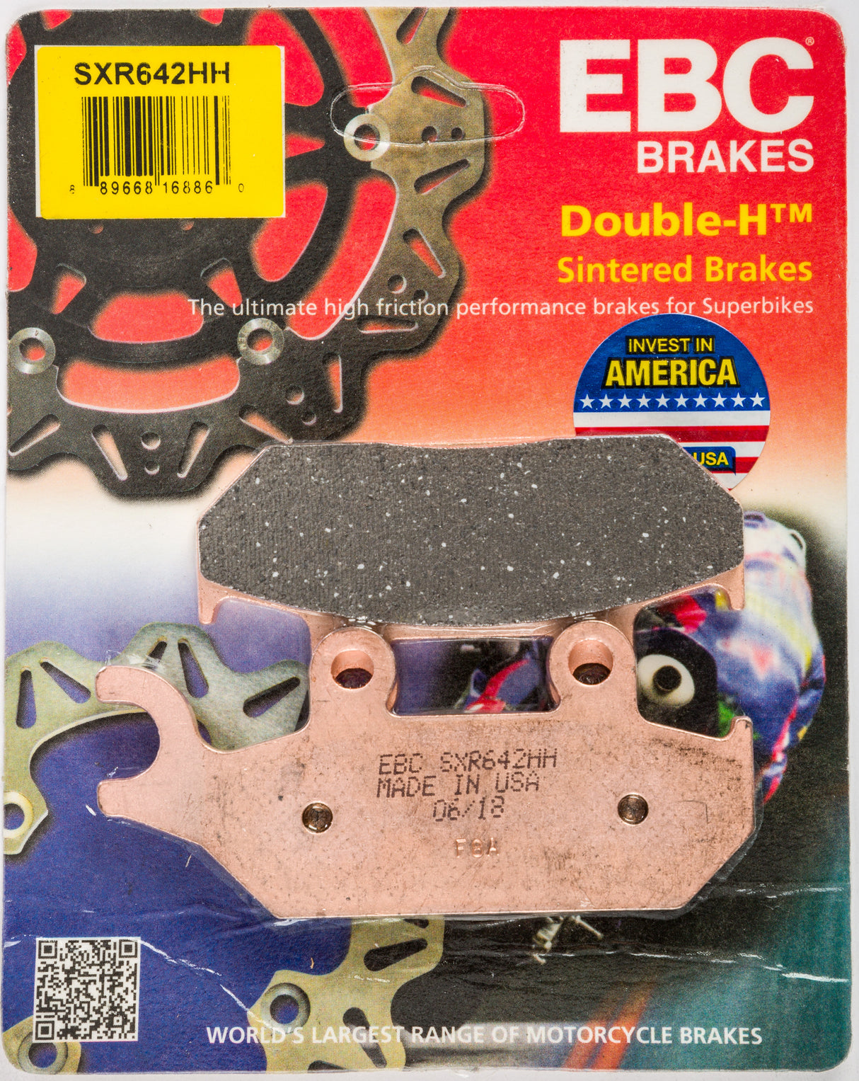 EBC Brake Pads Sxr642hh Sintered Sxr Series SXR642HH